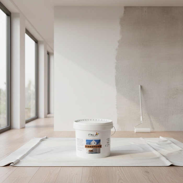 Fibrofond l fondo acrilico bianco per supporti interni ed esterni *** formato 12.5 lt, confezione 1