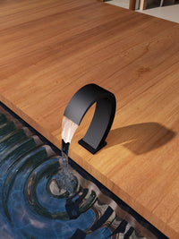 IMEX Cascata in Acciaio S316 Nero Opaco resistenza e design raffinato per ogni ambiente - Modello Iguazú