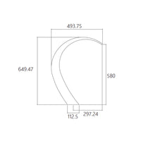 IMEX Cascata in Acciaio S316 Nero Opaco resistenza e design raffinato per ogni ambiente - Modello Iguazú