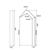 IMEX Cascata per piscine in acciaio 316 design raffinato e durabilita modello NIAGARA Altezza 68 cm Profondita di 6 cm Resistente alla corrosione ideale per esterni