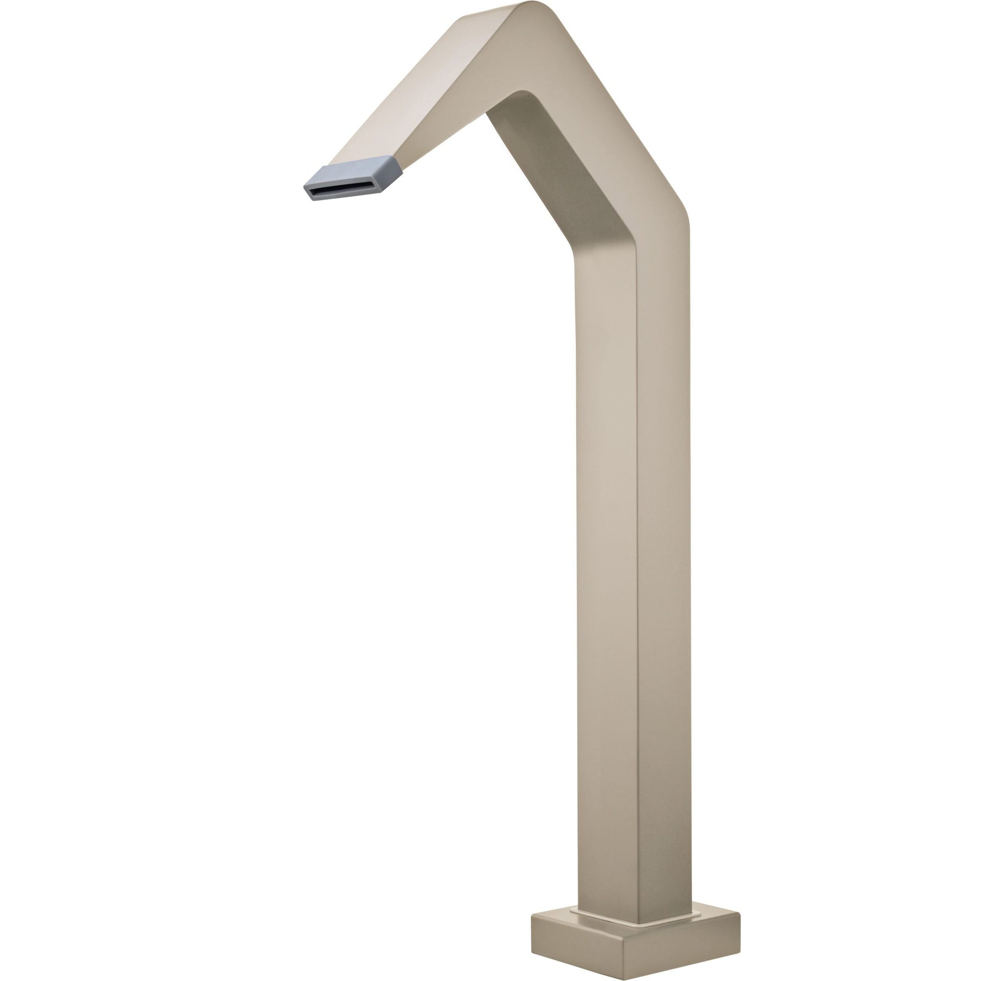IMEX Cascata per piscina in acciaio inox 316 con finitura moka design elegante e resistente colore beige - modello NIAGARA Altezza 68 cm Profondita di 6 cm