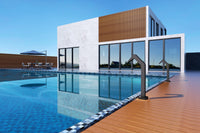 IMEX Cascata per piscina in acciaio inox 316 nero opaco design distintivo e massima anticorrosione dimensioni ottimali NIAGARA Altezza 68 cm Profondita di 6 cm Connessione 1-2