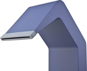 IMEX Cascata per piscina in acciaio inox 316 NIAGARA blu oceano Design compatto per spazi esterni Resistenza alla corrosione superiore e facilita di installazione Altezza 68 cm