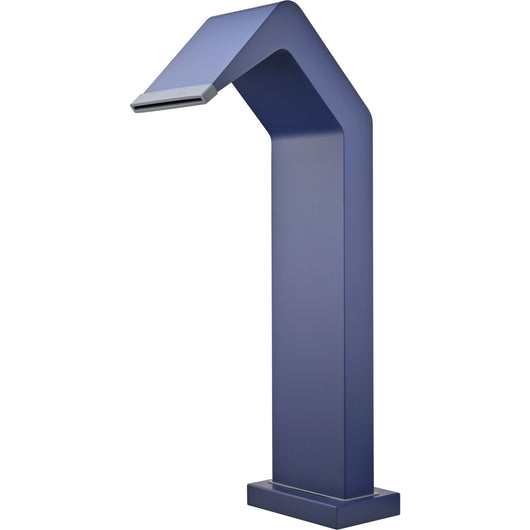 IMEX Cascata per piscina in acciaio inox 316 NIAGARA blu oceano Design compatto per spazi esterni Resistenza alla corrosione superiore e facilita di installazione Altezza 68 cm