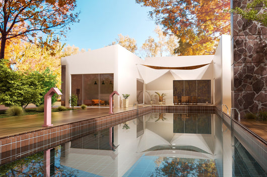 IMEX Cascata per Piscina in Acciaio 316 Rosa Design Elegante e Moderno Resistente e Duraturo Modello NIAGARA S3