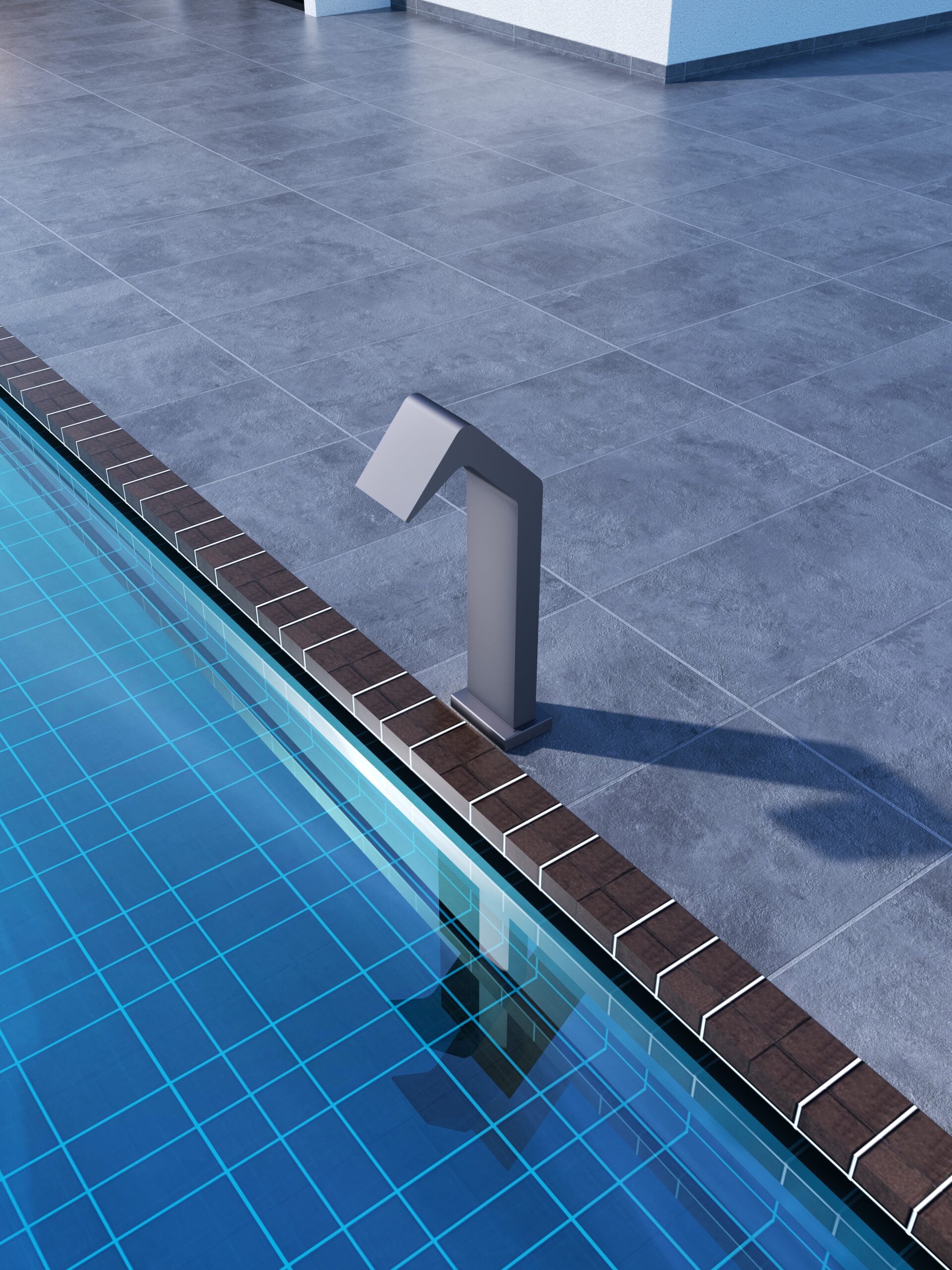 IMEX Cascata per piscine 68cm in acciaio 316 grigio resistente e di design per unatmosfera di eleganza e relax - modello Niagara S3