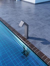 IMEX Cascata per piscine 68cm in acciaio 316 grigio resistente e di design per unatmosfera di eleganza e relax - modello Niagara S3