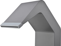 IMEX Cascata per piscine 68cm in acciaio 316 grigio resistente e di design per unatmosfera di eleganza e relax - modello Niagara S3