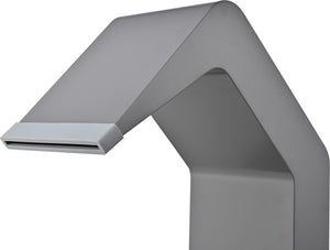 IMEX Cascata per piscine 68cm in acciaio 316 grigio resistente e di design per unatmosfera di eleganza e relax - modello Niagara S3