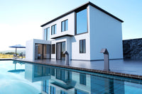 IMEX Cascata per piscine 68cm in acciaio 316 grigio resistente e di design per unatmosfera di eleganza e relax - modello Niagara S3