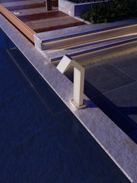 IMEX Cascata per piscina in acciaio 316 beige altezza 68 cm modello Niagara S3 design elegante e durabile per spazi esterni di lusso