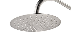 IMEX Doccia per piscine in acciaio 316 con diffusore orientabile e rubinetto a 2 vie resistente alla corrosione modello DAKOTA