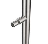 IMEX Doccia per piscine in acciaio 316 con diffusore orientabile e rubinetto a 2 vie resistente alla corrosione modello DAKOTA