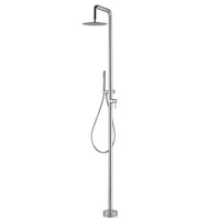 IMEX Cascata per piscina in acciaio 316 con diffusore orientabile e rubinetto monocomando FLORIDA