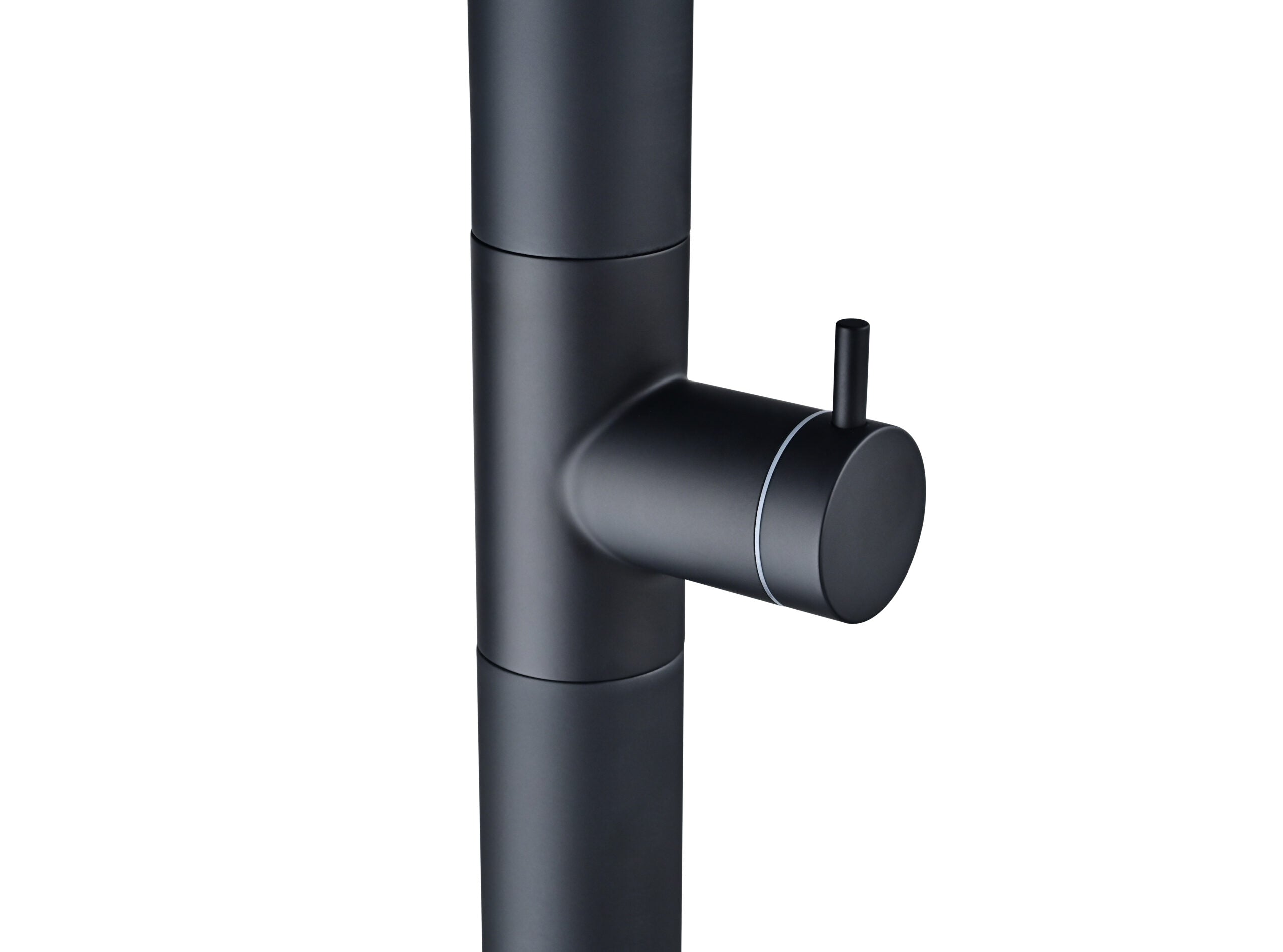 IMEX Doccia piscina nera in inox 316 modello NEVADA design raffinato in acciaio 316 per resistenza e durabilita