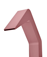 IMEX Doccia piscina in acciaio 316 rosa corallo con diffusore a cascata e rubinetto monoforo a 2 vie NIAGARA