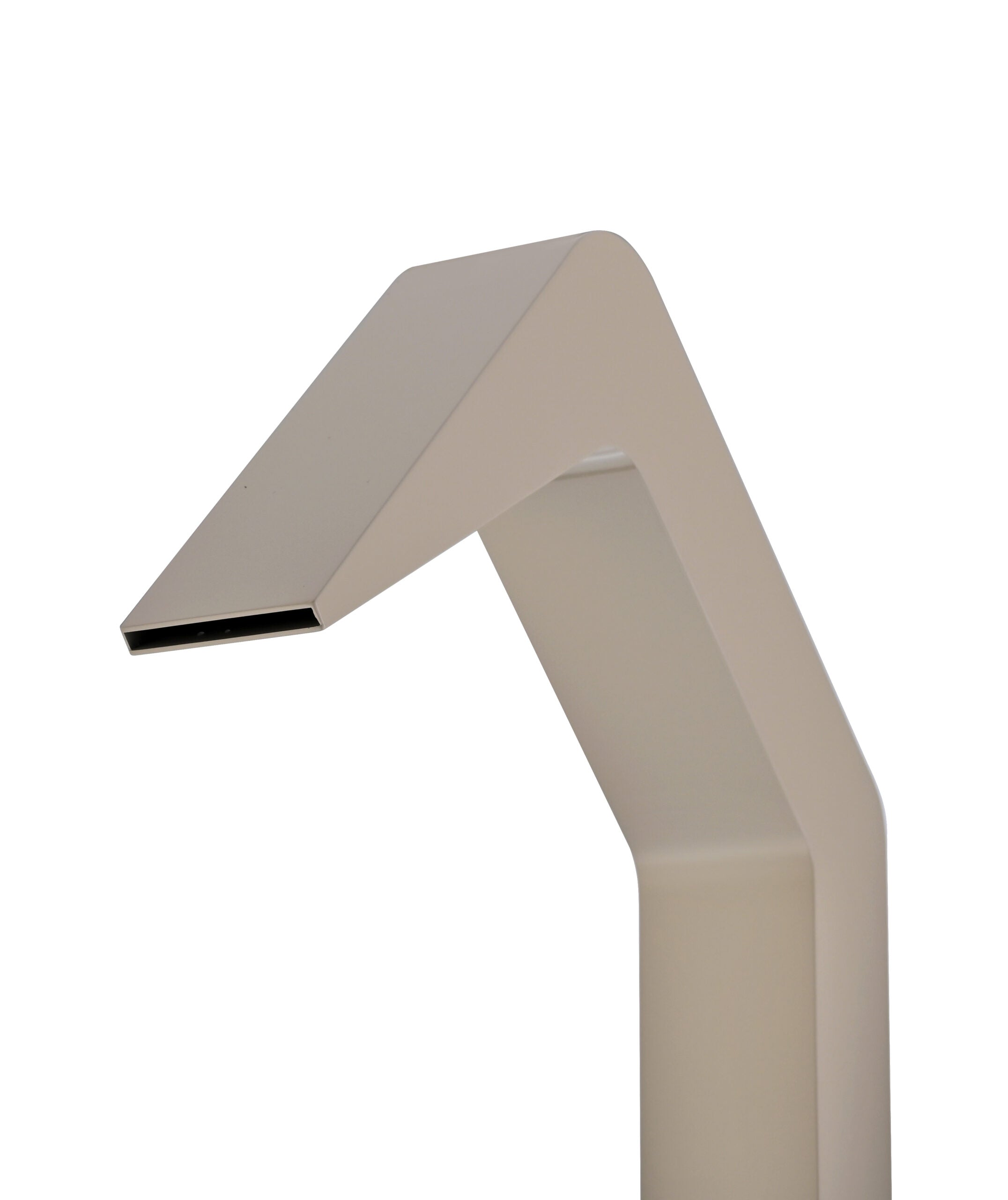 IMEX Doccia piscina in acciaio 316 beige con diffusore a cascata e rubinetto monoforo a 2 vie modello NIAGARA