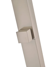 IMEX Doccia piscina in acciaio 316 beige con diffusore a cascata e rubinetto monoforo a 2 vie modello NIAGARA