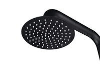 IMEX Doccia Piscina in Inox 316 Nero con Diffusore Orientabile e Rubinetto Monoforo Modello OREGON