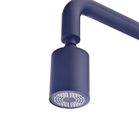 IMEX Doccia piscina in acciaio 316 anticorrosione blu oceano con diffusore orientabile e rubinetto monoforo - modello POOL