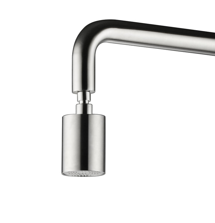 IMEX Doccia piscina in acciaio 316 design raffinato resistente alla corrosione con rubinetto monoforo e diffusore orientabile - Modello POOL