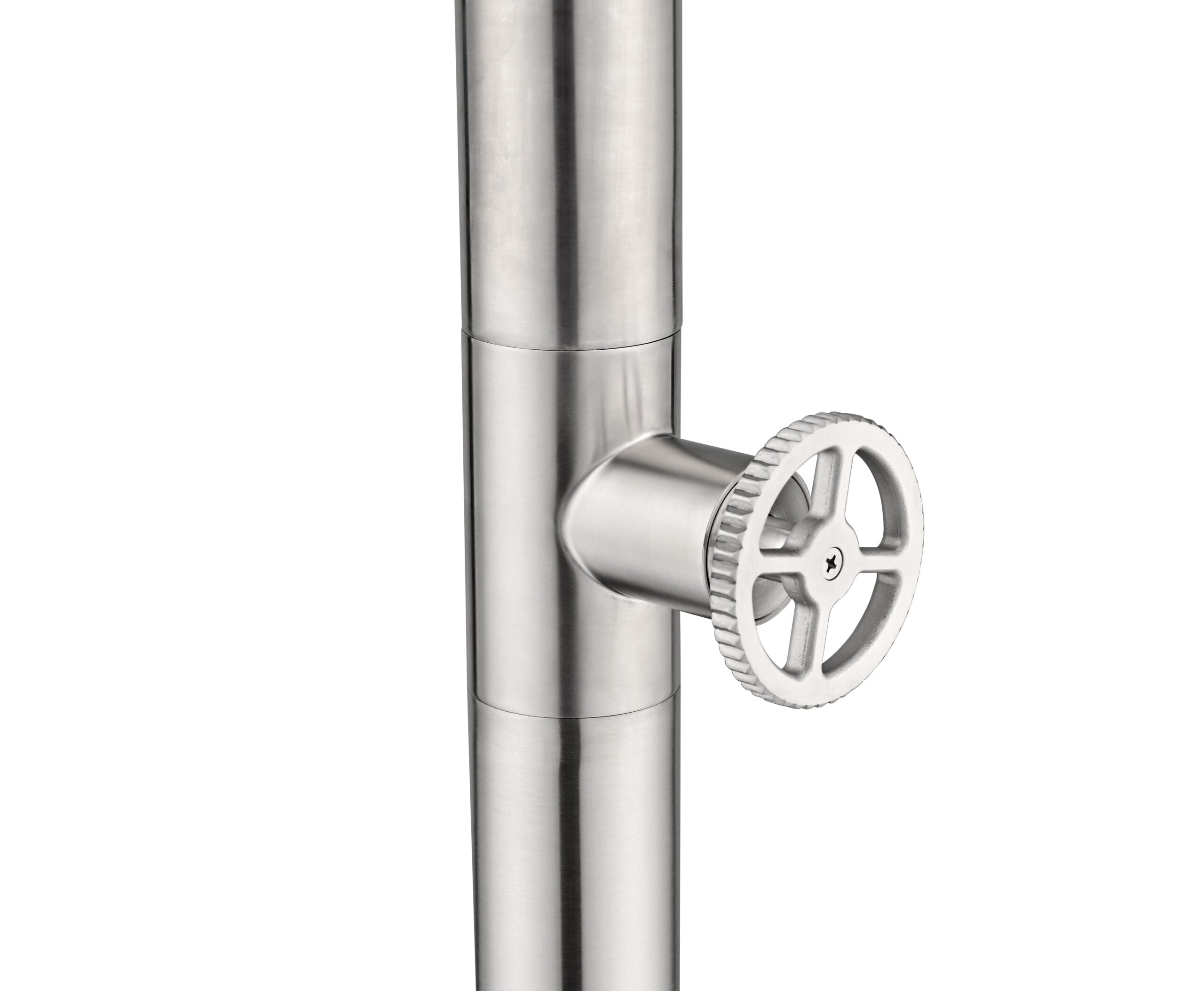 IMEX Doccia piscina in acciaio 316 design raffinato resistente alla corrosione con rubinetto monoforo e diffusore orientabile - Modello POOL