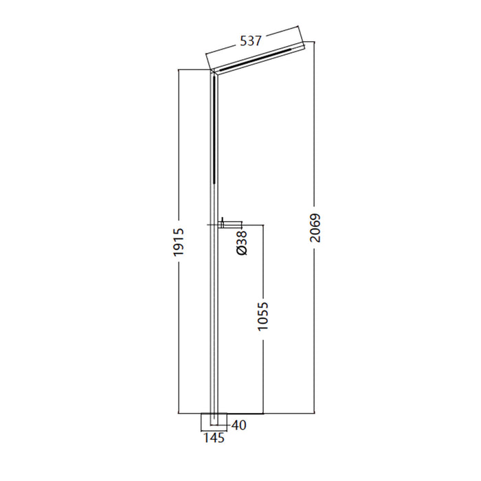 IMEX Doccia da piscina in acciaio 316 con luce SENSE rubinetto monoforo a 2 vie diffusore anticalcare ideale per esterno modello IMEX-GPS016-AC