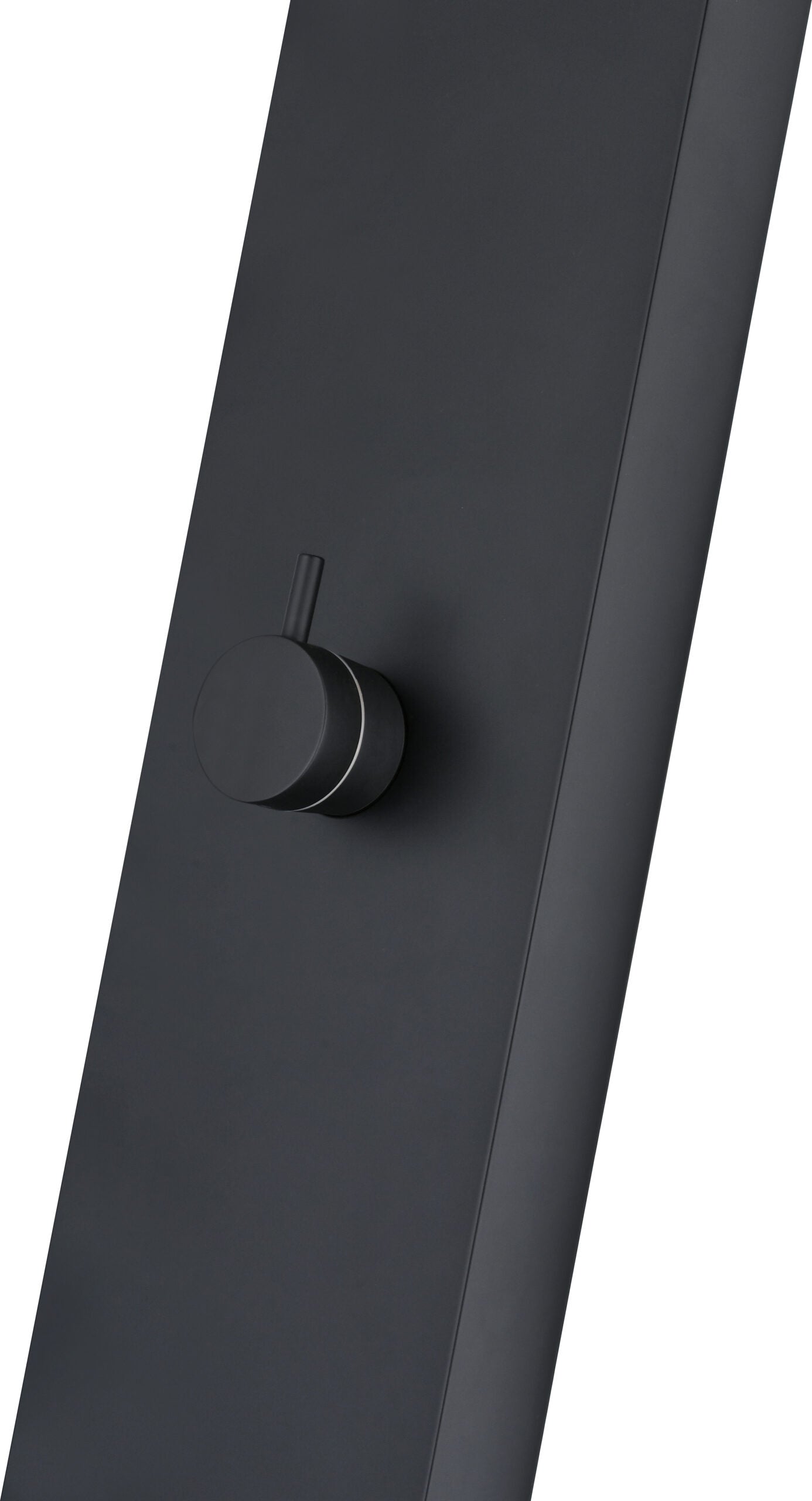 IMEX Doccia per piscine in acciaio 316 nera con illuminazione a LED e sistema anticalcare SENSE