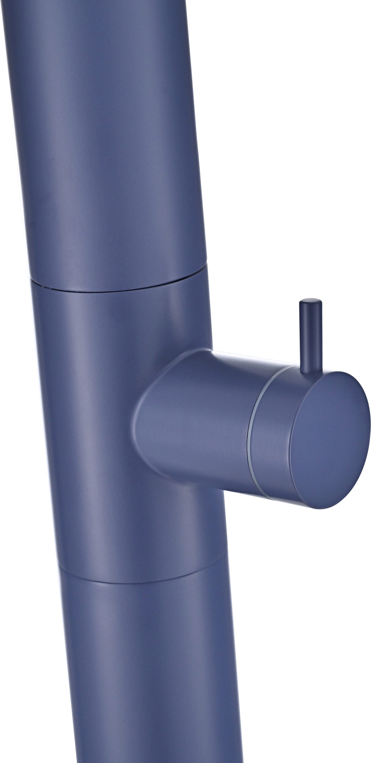 IMEX Doccia piscina in acciaio 316 blu oceano con rubinetto monoforo e sistema anticalcare modello UTAH