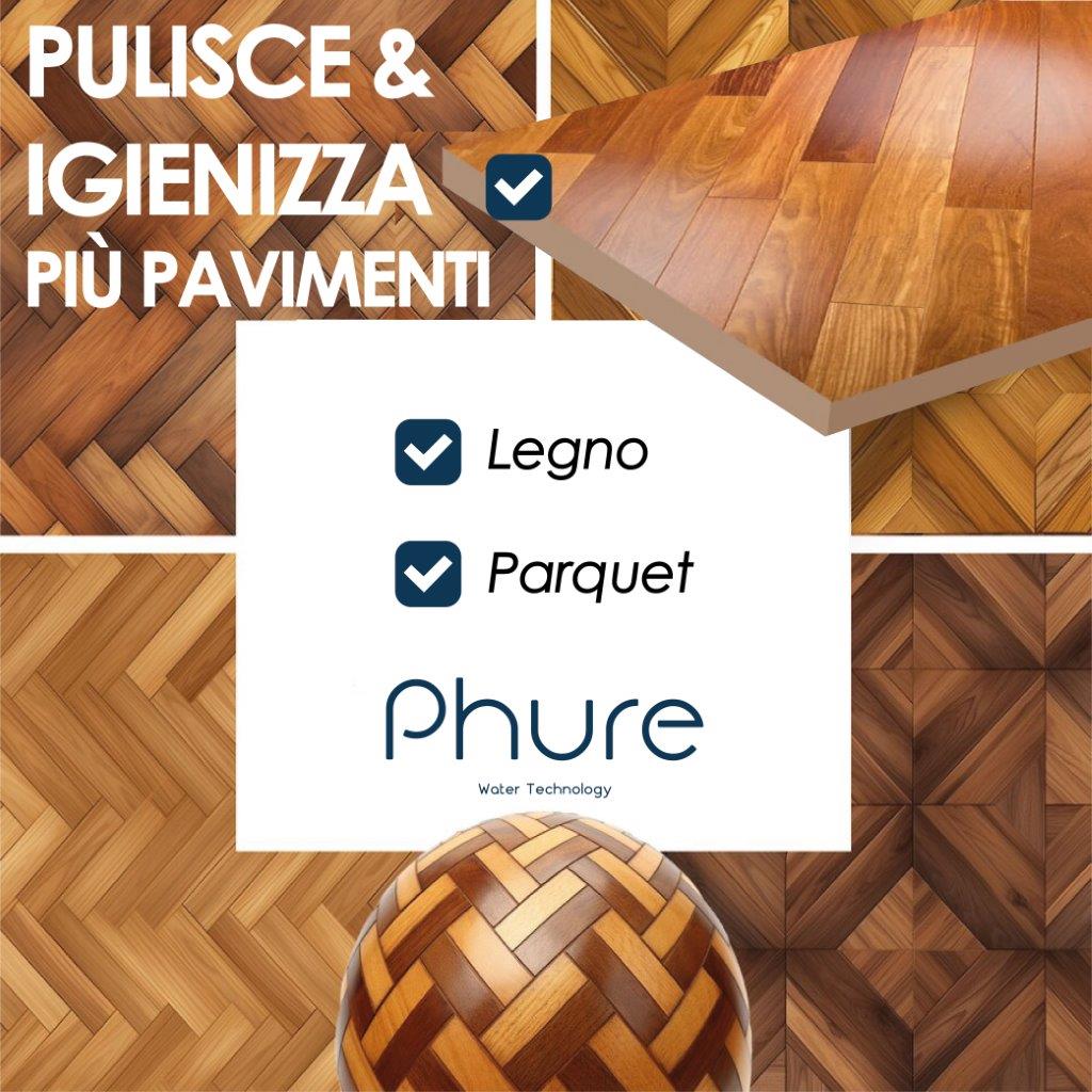PHURE Detergente Concentrato per Robot Lavapavimenti e Aspirazione con Igienizzante Multisurface 1000ml pulizia senza aloni e sostenibile Adatto a tutti i Robot (LAVANDA)
