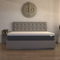 Materasso una piazza e mezzo Memory Foam 100x200; bio adap con effetto massaggio a due strati; ortopedico "VISIR"