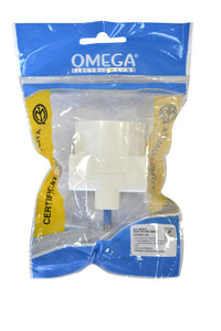 ADATTATORE TRIPLO SPINA S17 16 A 2P+T, 2 PRESE BIPASSO P17/11 10/16