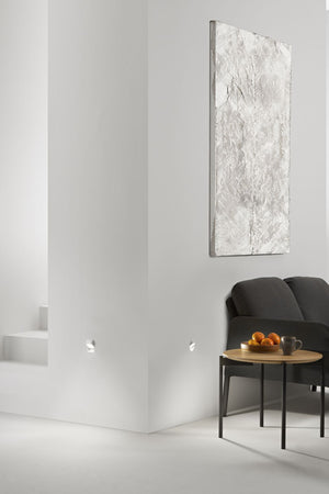 INCASSO ESTRO QUADRATO IN GESSO 1 LUCE ATTACCO MINI GU10 160X90X67MM