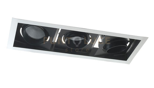 INCASSO LED APOLLO NERO 135W 13500LM 3000K ORIENTABILE 51,3X18,8X7,7CM