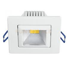 INCASSO LED POUND ORIENTABILE BIANCO 5W 380LM 5500K 9X9X5CM