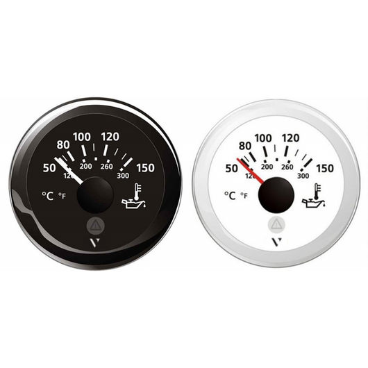 IND.TEMP.OLIO MOTORE NERO 12/24 V