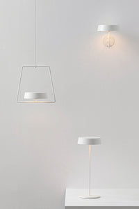 Lampada a led da tavolo Inemuri Bianca ricaricabile e dimmerabile