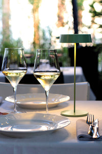 Lampada a led da tavolo Inemuri Distant Blue USB Touch ricaricabile e dimmerabile 12h di autonomia