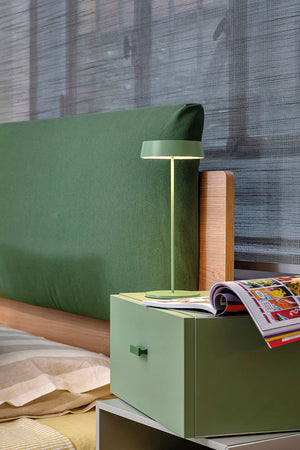 Lampada a led da tavolo Inemuri Antracite con USB Touch ricaricabile e dimmerabile 12h di autonomia