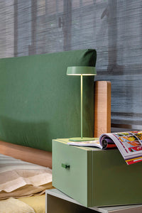 Lampada a led da tavolo Inemuri Distant Blue USB Touch ricaricabile e dimmerabile 12h di autonomia