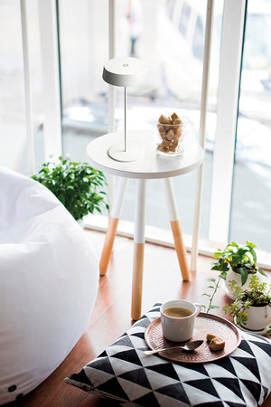 Lampada a led da tavolo Inemuri Antracite con USB Touch ricaricabile e dimmerabile 12h di autonomia