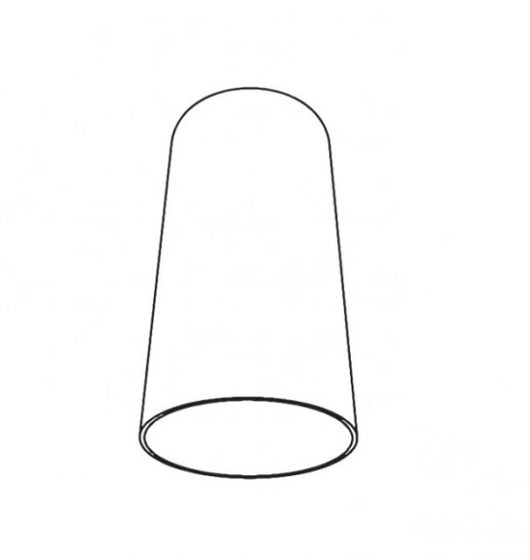 INFINITY-ACC. P Cono accessorio bianco satinato in vetro per Infinity