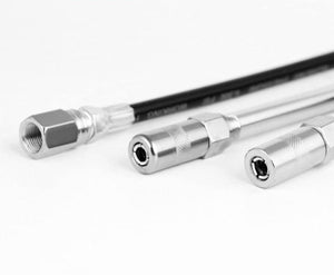 INGRASSATORE MANUALE SIRINGA GRASSO PISTOLA GRASSO CON 4 ACCESSORI 97353