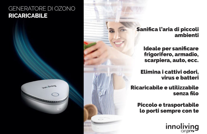 Generatore Di Ozono Ricaricabile Innoliving INN-551