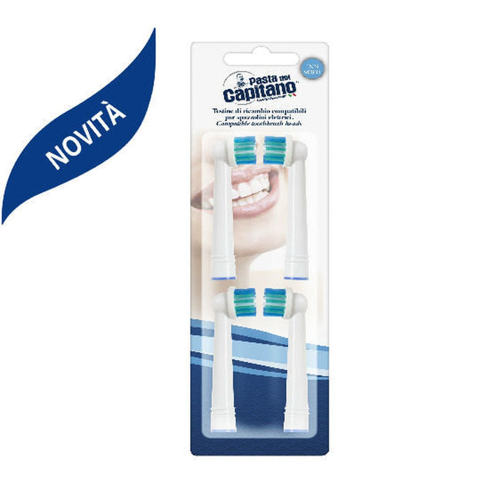 4 Testine Di Ricambio Compatibili Per Spazzolini Elettrici Oral-B Innoliving INN-90801