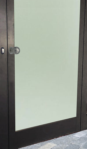 Maniglia su rosetta tonda SAGUATTI  INOX00/50MQ in inox grigio satinato, 2 pezzi