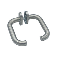 Maniglia tirante per porta  SAGUATTI INOX600B/60M in inox grigio satinato, 2 pezzi