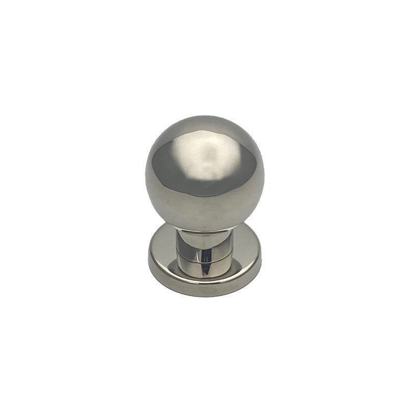 Pomolo fisso per porta SAGUATTI INOX69/50LB in inox grigio lucido