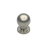Pomolo fisso per porta SAGUATTI INOX69/50LB in inox grigio lucido