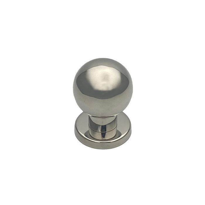 Pomolo fisso per porta SAGUATTI INOX69/50LB in inox grigio lucido